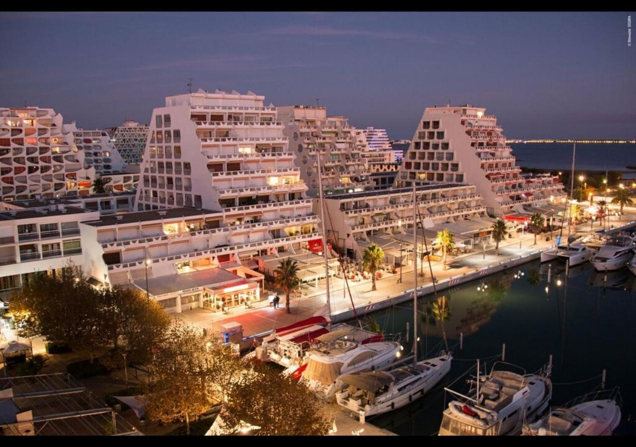 Classe 3 Etoiles - Magnifique Vue Sur Le Port - Wifi Et Clim La Grande Motte Exteriör bild
