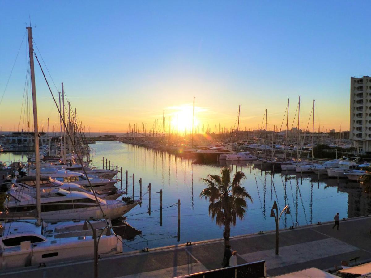 Classe 3 Etoiles - Magnifique Vue Sur Le Port - Wifi Et Clim La Grande Motte Exteriör bild